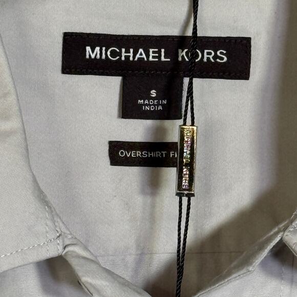 🔥 Michael Kors Gray Overshirt / Jacket - Small (38R) - NWT! - Picture 5 of 8